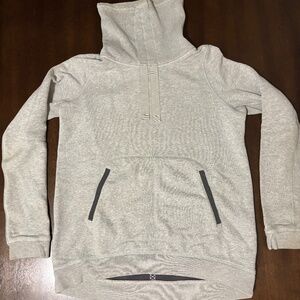 Lululemon Avenue Pullover Sweater Heathered Light Grey / Soot Light 8